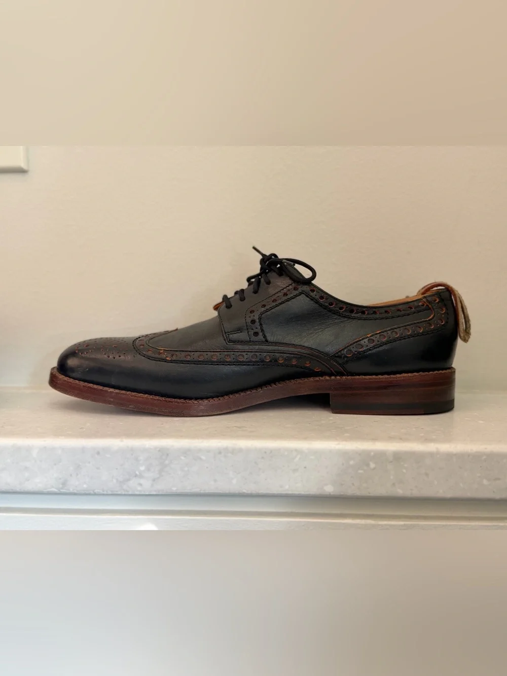 Heinrich Dinkelacker Full-Brogue Men’s Dress Shoe